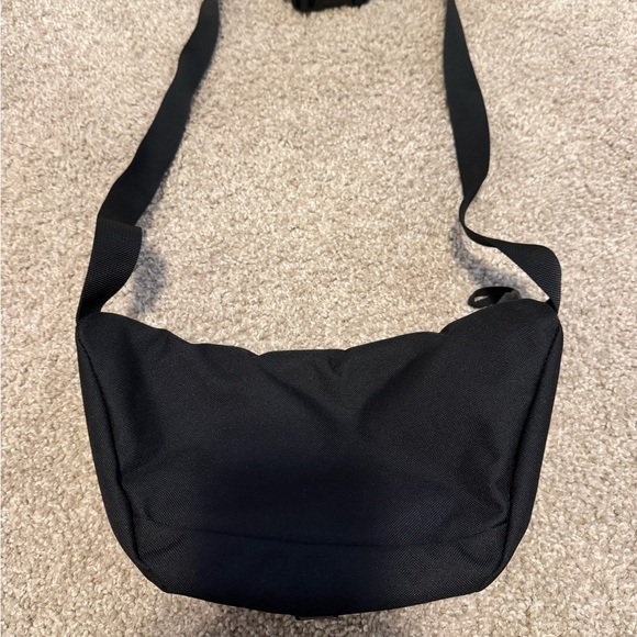 The North Face Black Belt Sling Bag with Rose Gold Hardware - Picture 2 of 5